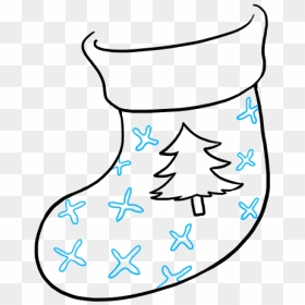 How To Draw Christmas Stocking, HD Png Download - christmas stockings png