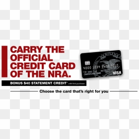Nra Credit Card - Nra Certified Instructor, HD Png Download - nra logo png