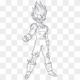 Majin Vegeta Ssj - Candy Candy Coloring Pages, HD Png Download - majin vegeta png