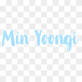 #yoongi #png #text #name #bts #minyoongi #kpopbts #btssuga - Calligraphy, Transparent Png - yoongi png