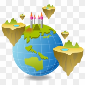 Homework, HD Png Download - globe map png