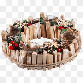 Advent Wreath - Chocolate Cake, HD Png Download - advent wreath png