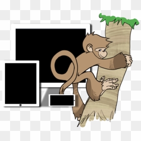 Picture - Cartoon, HD Png Download - real monkey png