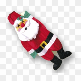 51127 Windsock Father Christmas - Santa Claus, HD Png Download - christmas father png