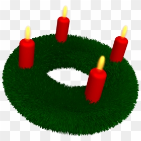 Advent-wreath - Advent Candle, HD Png Download - advent wreath png