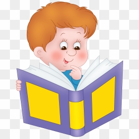 Reading Book Animation Png, Transparent Png - niño png