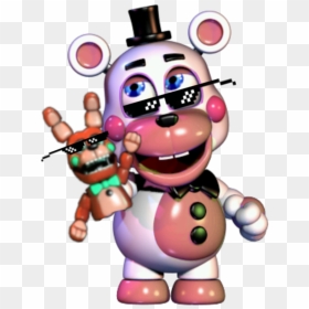 @murfreddybobby As A Helpy Fnaf Oc Friend - Fnaf Pizzeria Simulator Helpy, HD Png Download - mlg.png