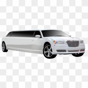 White Chrysler 300 Stretch, HD Png Download - limo png