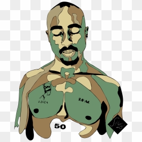 Rappers Drawing Love - 2pac Png, Transparent Png - gon png