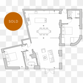 Bp Apartment02 Floorplan - Floor Plan, HD Png Download - apartment png