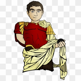 Titus Flavius Caesar Domitianus Augustus - Augustus Cartoon, HD Png Download - little caesars png