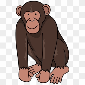 Chimpanzee Monkey Clipart - Chimpanzee Clipart Clip Art Chimp, HD Png Download - ape png