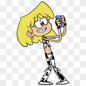 Lori Loud As Dixie Clemets Holding Her Phone - Loud House Lori Bikini, HD Png Download - loud png