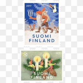 Finland Stamp Christmas 2017, HD Png Download - advent wreath png