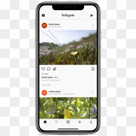 Feed Example - Instagram Clone Flutter Github, HD Png Download - instagram filter png