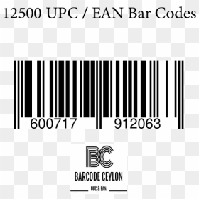 Image Of 12500 Upc / Ean Bar Codes - Minion Pro, HD Png Download - upc png