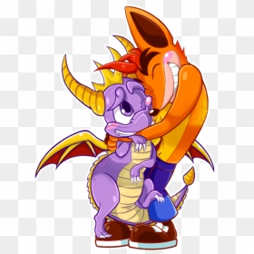Crash Bandicoot Clipart 8bit - Crash And Spyro Friends, HD Png Download - crash bandicoot woah png