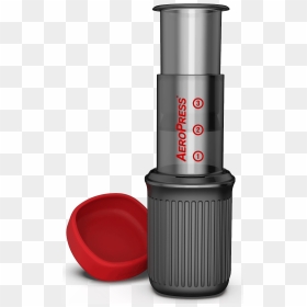 An Image Depicting The Aeropress Go Travel Coffee Press - Aeropress With Cup, HD Png Download - coffee to go png