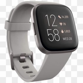 Fitbit Versa 2 Smartwatch - Gray Fitbit Versa 2, HD Png Download - fitbit png