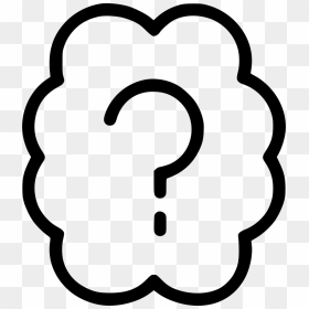 Help Think Smart Doubt Brain Question Svg Clipart , - Free Think Icon, HD Png Download - doubt png