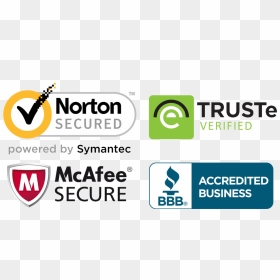 Mcafee Norton Accredited Business, HD Png Download - bbb logo horizontal png