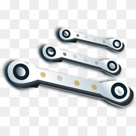 Ratchet Spanner Set - Wrench, HD Png Download - spanner vector png