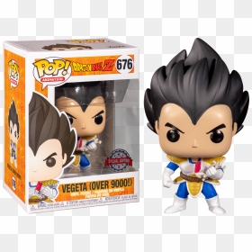 Funko Pop Dragon Ball Vegeta Over 9000, HD Png Download - majin vegeta png