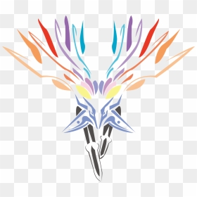 Xerneas Wallpaper - Tribal Pokemon, HD Png Download - xerneas png