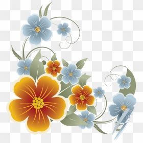 Floral Download Transparent Png Image - Bunga Vektor Png Hd, Png Download - floral vector transparent png