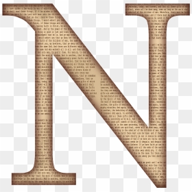 Letter N Png - Wood, Transparent Png - write png
