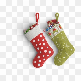 Christmas Decor - Christmas Stocking Full Of Toys, HD Png Download - advent wreath png