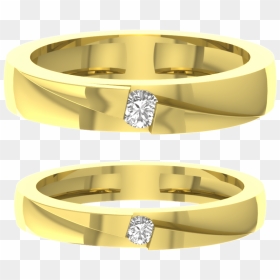 Ted Ursula Wedding Couple Rings Within Ring Wedding - Gold Engagement Rings For Couples, HD Png Download - wedding couples png