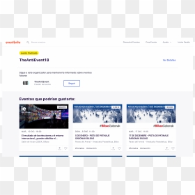 Web Page, HD Png Download - eventbrite png
