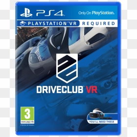 Sony Driveclub Vr Ps4, HD Png Download - playstation vr png