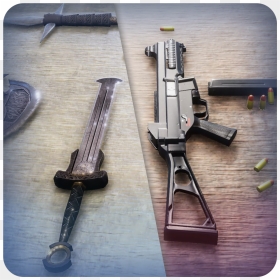 Weapons - Assault Rifle, HD Png Download - gun icon png