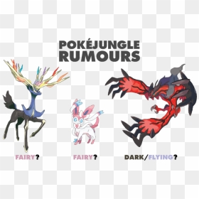 Pokemon Y Yveltal, HD Png Download - xerneas png