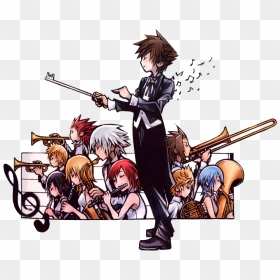 Kingdom Hearts Tetsuya Nomura Art, HD Png Download - orchestra png