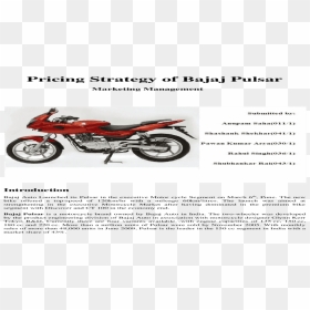 Bajaj Pulsar , Png Download - Motorcycle, Transparent Png - bajaj pulsar png