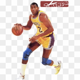 Magic Johnson Transparent Background, HD Png Download - wilt chamberlain png