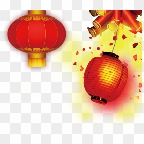 Chinese New Year Png - New Year Lantern Background, Transparent Png - chinese firecrackers png
