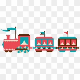Track Clipart Railway Indian Track - Train Cartoon Transparent Background, HD Png Download - indian train png images