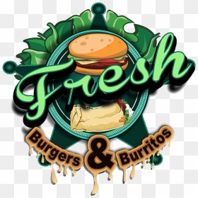 Fresh Burgers And Burritos - Illustration, HD Png Download - burritos png