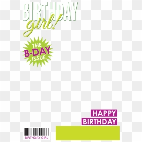 Graphic Design, HD Png Download - happy birthday frames for girls png