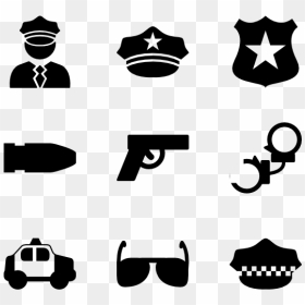3,255 Free Vector Icons - Police Icons, HD Png Download - goggles vector png