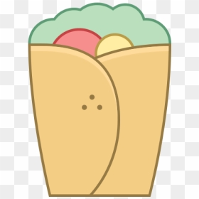 Wraps Cartoon Transparent, HD Png Download - burritos png