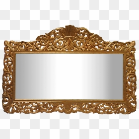 Casa Padrino Baroque Wall Mirror Gold 290 X H - Baroque Mirror, HD Png Download - royal golden photo frames png