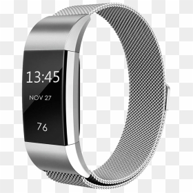 Fitbit Charge 2 Milanees Bandje Rose Gold , Png Download - Fitbit Metal Strap, Transparent Png - fitbit png