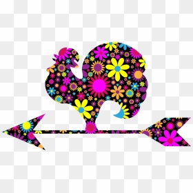 Petal,visual Arts,flower - Weather Vane Wind Vane Clip Art, HD Png Download - graphic design art flower png