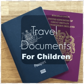 Travel Documents For Children, Babies, Infants - Travel Document Uk Visa, HD Png Download - flying papers png