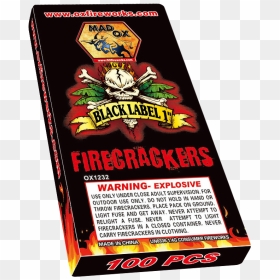 Black Label - Firecracker, HD Png Download - chinese firecrackers png